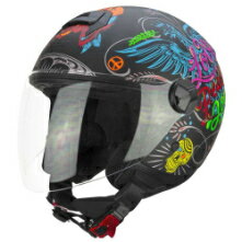 ＼全品1500円OFF★5/26(日)限定／Cgm 167S Flo Joy Open Face Helmet オープンフェイスヘルメット ジェットヘルメット ライダー バイク ツーリングにも かっこいい おすすめ (AMACLUB)