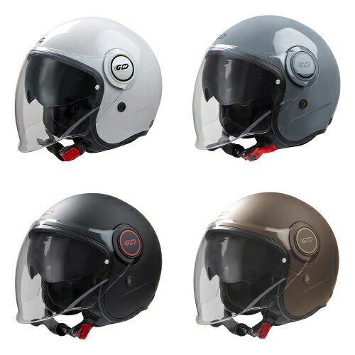 Gari G21 Sunvisor open face helmet オープンフェイスヘルメット ジェットヘルメット ライダー バイク オートバイ ツーリング 街乗り にも おすすめ (AMACLUB)