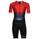 ＼全品2500円OFF★20時～4H限定／HUUB Commit Long Course Short Sleeve Trisuit レーシングスーツ 半袖 トライスーツ 自転車スーツ 自転車ウエア ロードバイク トライアスロン ランニング 水泳 にも おすすめ (AMACLUB)