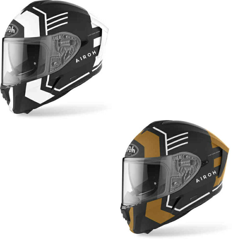 ＼全品P5倍★11/18(火)限定／【ダブルバイザー】Airoh アイロー Spark Thrill フルフェイスヘルメット ライダー バイク レーシング ツーリングにも かっこいい おすすめ (AMACLUB)