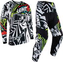 ＼全品5000円クーポン★5/1(水) エントリー／Leatt リアット 3.5 Zebra Motocross Jersey and Pants Set オフロードウェア モトクロス ジャージ パンツ 上下セット バイク ライダー かっこいい おすすめ (AMACLUB)