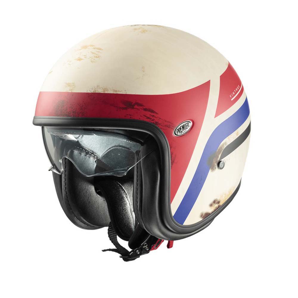 ＼全品P5倍★11/20(木)限定／Premier Vintage K 8 BM Open Face Helmet ジェットヘルメット オープンフェイス ライダー バイク レーシング ツーリングにも かっこいい おすすめ (AMACLUB)