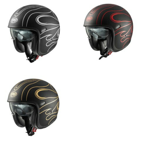 ＼全品2500円+5%OFF★5/25(土)限定／Premier Vintage FR Chromed BM Open Face Helmetライダー バイク ツーリングにも かっこいい おすすめ (AMACLUB)