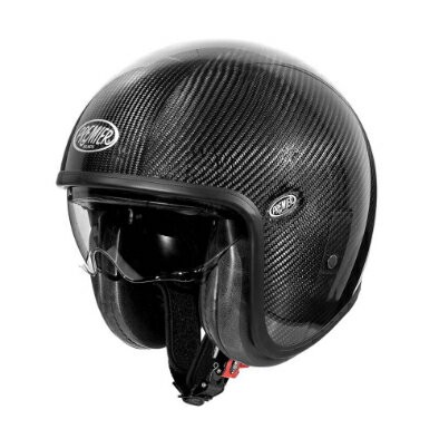 ＼全品2500円+5%OFF★5/25(土)限定／Premier Vintage Carbon Open Face Helmet ジェットヘルメット オープンフェイス ライダー バイク レーシング ツーリングにも かっこいい おすすめ (AMACLUB)