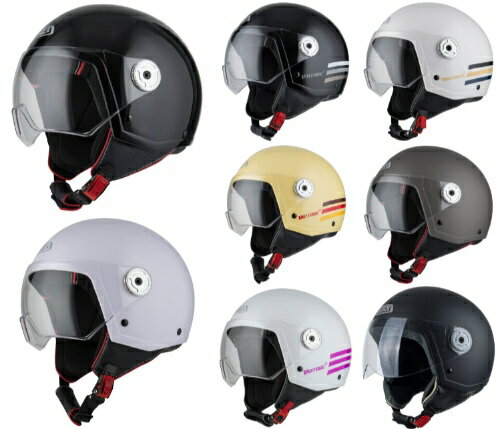 ＼全品2500円+5%OFF★5/25(土)限定／Nzi Vintage 3 Open Face Helmet ジェットヘルメット オープンフェイス ライダー バイク レーシング ツーリングにも かっこいい おすすめ (AMACLUB)