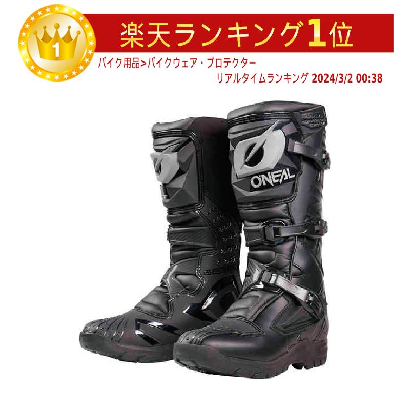 Oneal ˡ RSX Adventure Black Motocross Boots եɥ֡ ȥ֡ 饤 Х ǥ塼 ˤ ä  (AMACLUB)