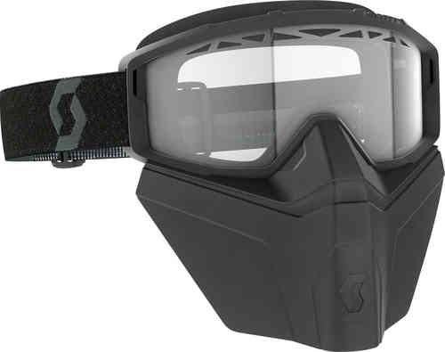 【スノー&バイク】Scott スコット Primal Safari Facemask Black Snow Goggles スノーゴーグル フェイスマスク ウィンタースポーツ スノーボード スノーモビル 冬 雪山 おすすめ (AMACLUB)