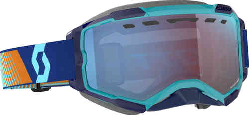 【スノー&バイク】Scott スコット Fury Blue/Orange Snow Goggles スノーゴーグル ウィンタースポーツ スノーボード スノーモビル 冬 雪山 おすすめ (AMACLUB)