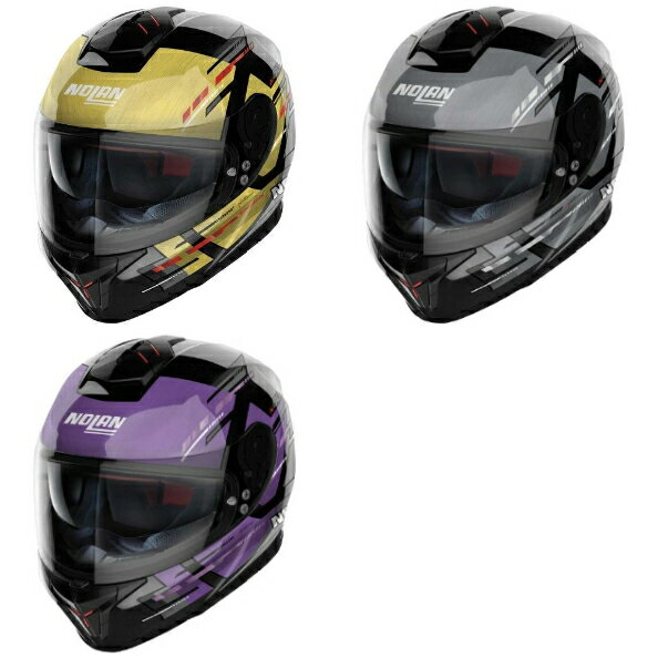 ＼最大41倍 感謝祭★4万以上5％OFF／【ダブルバイザー】Nolan ノーラン N80-8 Meteor Full Face Helmet フルフェイスヘルメット ライダー バイク ツーリング レーシング にも かっこいい おすすめ (AMACLUB)