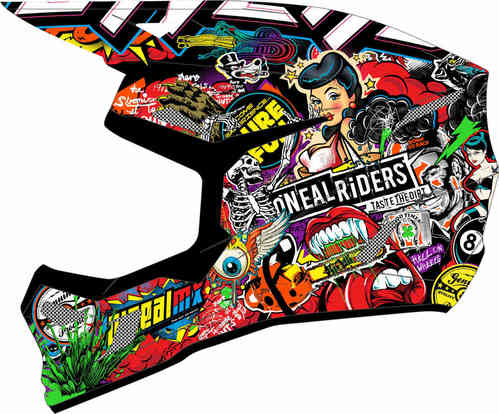 ＼全品P5倍★11/18(火)限定／【子供用】Oneal オニール 3SRS Crank multicoloured Kids Motocross Helmet 子供用 キッズ モトクロスヘルメット ヘルメット オフロード ライダー バイク かっこいい おすすめ (AMACLUB)