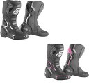 【女性用】Bogotto ボガット Carta Race perforated Ladies Motorcycle Boots レディース モーターサイクルブーツ オートバイブーツ ライダー バイク レーシング ツーリングにも おすすめ (AMACLUB)