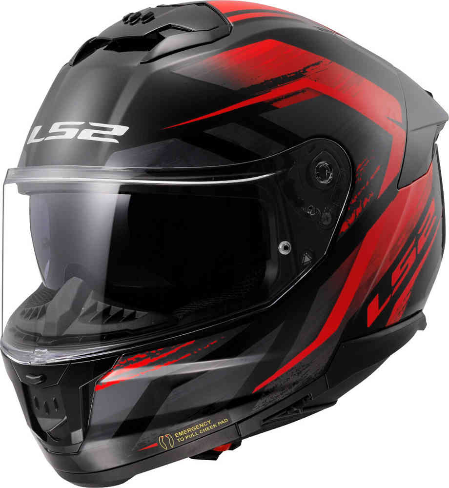 【ダブルバイザー】【3XLまで】LS2 エルエスツー FF808 Stream II Fury Full Face Helmet フルフェイスヘルメット ライダー バイク レーシング ツーリングにも かっこいい おすすめ (AMACLUB)