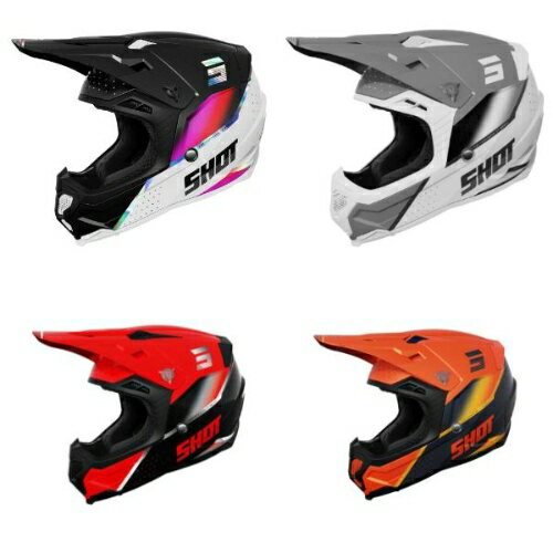 ＼最大41倍 感謝祭★11/14(金)10時〜／Shot Race Gear ショット レース ギア Core Honor Motocross Helmet ヘルメット オフロード モトクロスヘルメット ライダー バイク かっこいい おすすめ (AMACLUB)