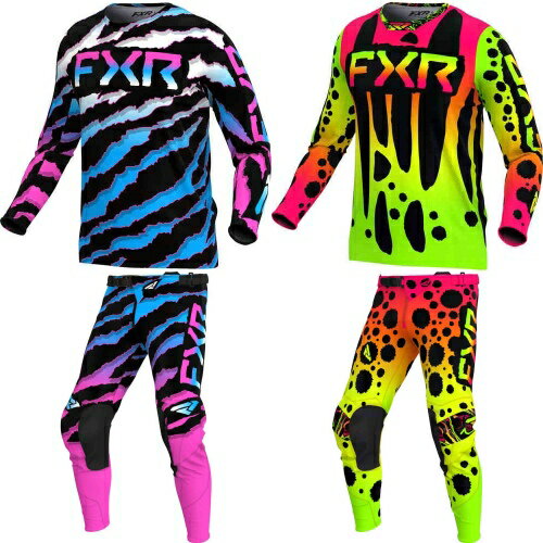 FXR エフエックスアール Podium 2024 Motocross Jersey オフロードウェア モトクロス ジャージ＆パンツ 上下セット バイク ライダー かっこいい おすすめ (AMACLUB)