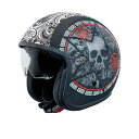 Premier Helmets 23 Vintage SK9 BM 22.06 helmet ジェットヘルメット オープンフェイスヘルメット ライダー バイク オートバイ ツーリング スクーター 街乗り にも おすすめ (AMACLUB)(2)