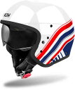 Airoh アイロー J110 Eon Jet Helmet ジェットヘルメット オープンフェイスヘルメット サンバイザー ライダー バイク ツーリングにも かっこいい おすすめ (AMACLUB)
