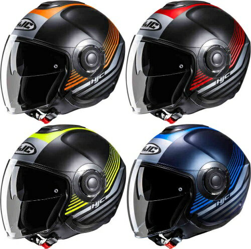 HJC エイチジェイシー i40N Dova Jet Helmet ジェットヘルメット オープンフェイスヘルメット サンバイザー ライダー バイク ツーリングにも かっこいい おすすめ (AMACLUB)