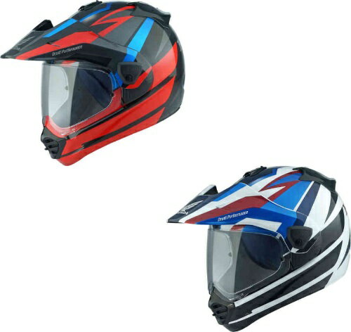 Arai アライ Tour-X5 Africa Twin Motocross Helmet シールド付きオフロードヘルメット アドベンチャーモトクロスヘルメット ライダー バイク ツーリングにも かっこいい おすすめ (AMACLUB)