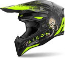 【XXS～】Airoh アイロー Wraaap Darkness Motocross Helmet オフロードヘルメット モトクロスヘルメット ライダー かっこいい 小さいサイズあり おすすめ (AMACLUB)