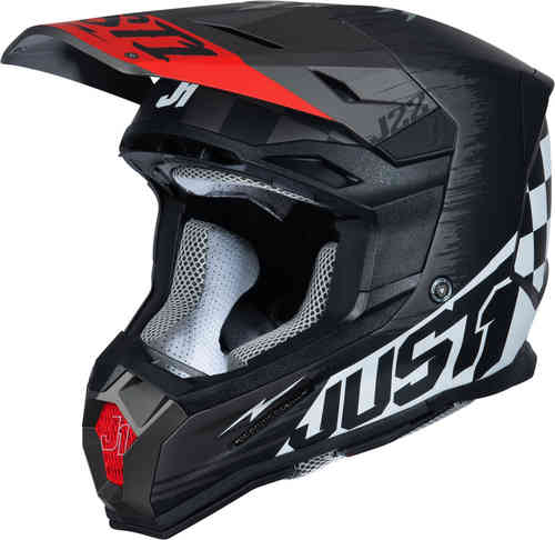 Just1 ジャストワン J22F Flagman Motocross Helmet オフロードヘルメット モトクロスヘルメット ライダー かっこいい おすすめ (AMACLUB)