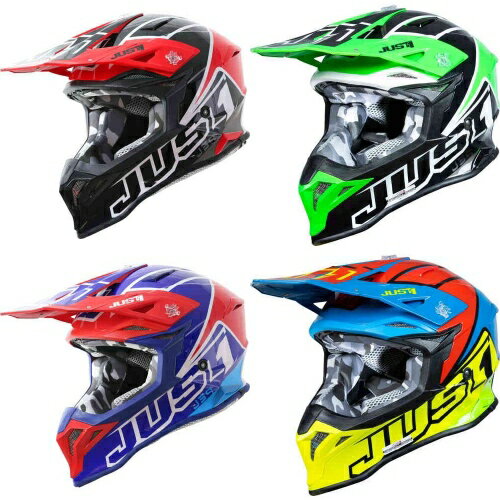 Just1 ジャストワン J39 Thruster Motocross Helmet オフロードヘルメット モトクロスヘルメット ライダー かっこいい おすすめ (AMACLUB)