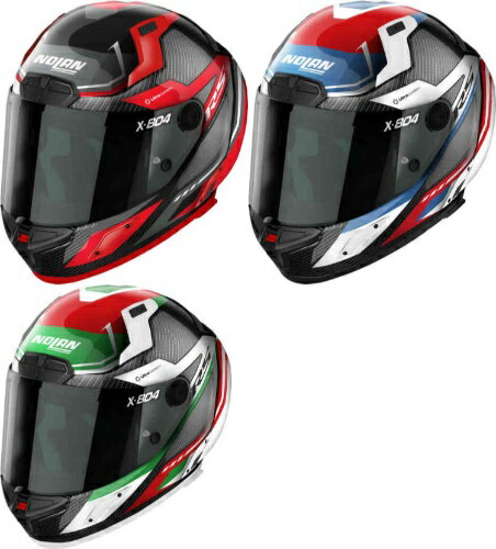 【3XLまで】Nolan ノーラン X-804 RS Ultra Carbon Maven Helmet フルフェイスヘルメット ライダー バイク レーシング ツーリングにも かっこいい 大きいサイズあり おすすめ (AMACLUB)