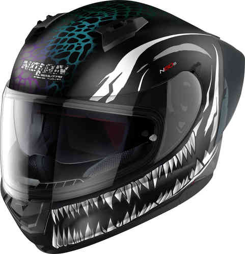 【ダブルバイザー】【3XLまで】Nolan ノーラン N60-6 Sport Ravenous Helmet フルフェイスヘルメット ライダー バイク レーシング ツーリングにも かっこいい 大きいサイズあり おすすめ (AMACLUB)