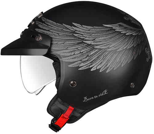 Nexx ネックス Y.10 Eagle Rider Jet Helmet ジェットヘルメット オープンフェイス サンバイザー ライダー バイク オートバイ ツーリング 街乗り にも かっこいい おすすめ (AMACLUB)