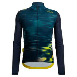 Santini サンティーニ Le Maillot Jaune Long Sleeve Jersey サイクリングジャケット 自転車ウェア 長袖シャツ ロングスリーブ ロードバイク マウンテンバイク クロスカントリー MTB おすすめ (AMACLUB)