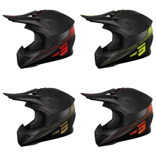 欧米で大人気の「SHOT RACE GEAR」(ショットレースギア)の オフロードヘルメット Pulse Edge Motocross Helmetを「当店しか扱っていないモデル」も含め販売中!※他店で同じモデルの取り扱いがあるかもしれないですが　AMACLUBのみ扱いカラーや当店のみ扱いサイズがありますので是非ご比較ください（人気につき数量限定のため、売切れ次第終了とさせていただきます)※商品ページ下部「よくある質問」以下を必ずお読みください 商品名 Shot Pulse Edge Motocross Helmet 特徴 ●耐久性と軽量のポリカーボネートシェル●洗練されたデザインは空力性能を高めるだけでなく、スタイリッシュな外観●二重密度 EPS ライナーが装備されており、衝撃エネルギーを吸収して分散し、頭部損傷のリスクを最小限に抑えます●内側のパッドは快適で吸湿性に優れており、激しいライド中でもライダーを涼しくドライに保ちます●クイックリリースバックルと調節可能なストラップシステムが付属　　○説明はメーカーからのものです 2023.12現在