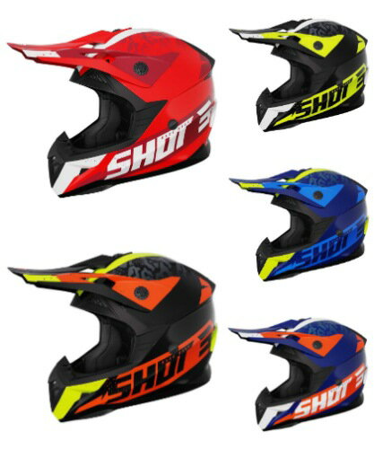 ＼全品P5倍★11/20(木)限定／Shot Race Gear ショット レース ギア Pulse Airfit Motocross Helmet モトクロスヘルメット ヘルメット オフロード ライダー バイク ツーリングにも かっこいい おすすめ (AMACLUB)