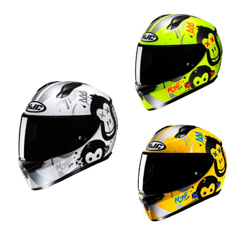 【子供用】HJC エイチジェイシー C10 Geti Youth Helmet 子供用 キッズ ユース フルフェイスヘルメット ライダー バイク ストリート オンロード レーシング ツーリングにも かっこいい おすすめ (AMACLUB)