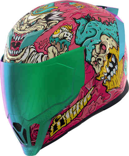 【3XLまで】Icon アイコン Airflite Snack Attack MIPS Helmet フルフェイスヘルメット ライダー バイク レーシング ツーリングにも かっこいい 大きいサイズあり おすすめ (AMACLUB)