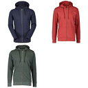 Scott スコット Casual Full Zip Sweatshirt フルジップスウェットシャツ フーディ バイクウェア フーディ バイク ツーリング 自転車 サイクリング カジュアル アウトドア レジャー にも おすすめ (AMACLUB)