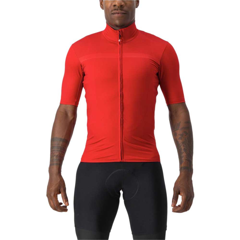 【3XLまで】Castelli Pro Thermal Short Sleeve Jersey ショートスリーブ 半袖ジャージ 自転車ウェア 自転車 ロードバイク マウンテンバイク クロスカントリー MTB にも おすすめ (AMACLUB)上着のみ