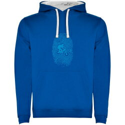 【3XLまで】Kruskis MTB Fingerprint Two-Colour Hoodie カジュアルプルパーカー フーディ バイクウェア オートバイ バイク ツーリング カジュアル アウトドア にも おすすめ (AMACLUB) 1