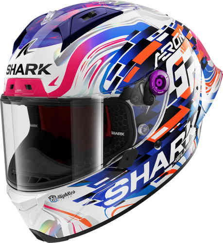 ＼全品1000円クーホン゜★6/12(木)限定／Shark シャーク Aeron GP Replica Zarco GP de France Helmet フルフェイスヘルメット ライダー バイク オートバイ レーシング ツーリングにも かっこいい おすすめ (AMACLUB)