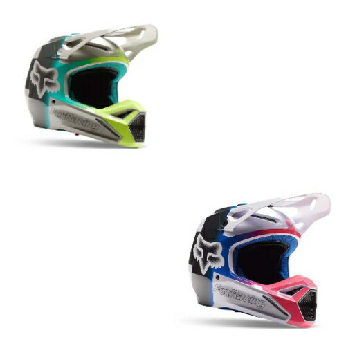 Fox Racing フォックス Mx V1 Horyzin Motocross Helmet モトクロスヘルメット オフロードヘルメット ライダー バイク かっこいい おすすめ (AMACLUB)