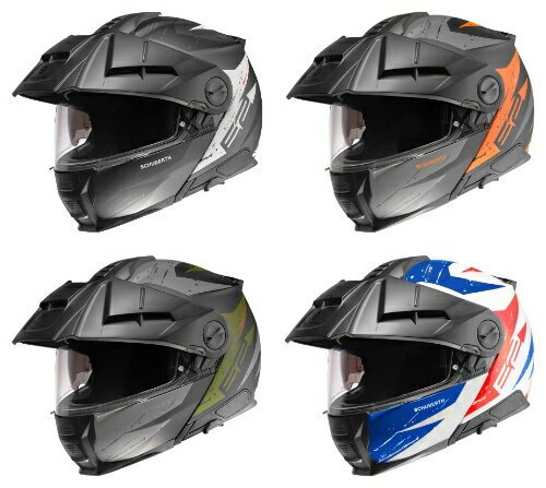 【フリップアップ】【ダブルバイザー】Schuberth シューベルト E2 Explorer Helmet フルフェイスヘルメット ライダー バイク レーシング ツーリングにも かっこいい おすすめ (AMACLUB)