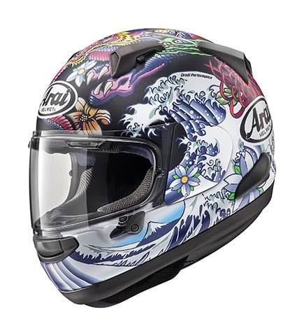 Arai アライ Quantum-X Oriental Helmet フルフェイスヘルメット ライダー バイク オートバイ レーシング ツーリングにも かっこいい おすすめ (AMACLUB) 1