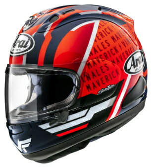 Arai アライ Corsair-X Vinales-6 Helmet フルフェイスヘルメット ライダー バイク オートバイ レーシング ツーリングにも かっこいい おすすめ (AMACLUB)