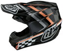 TROY LEE DESIGNS　トロイリーデザイン SE4 Polyacrylite Warped Helmet オフロードヘルメット モトクロスヘルメット ライダー バイク にも かっこいい おすすめ (AMACLUB)