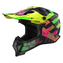 【カーボン】LS2 エルエスツー MX700 Subverter Motocross Helmet　モトクロスヘルメット オフロードヘルメット ライダー バイク かっこいい おすすめ (AMACLUB)