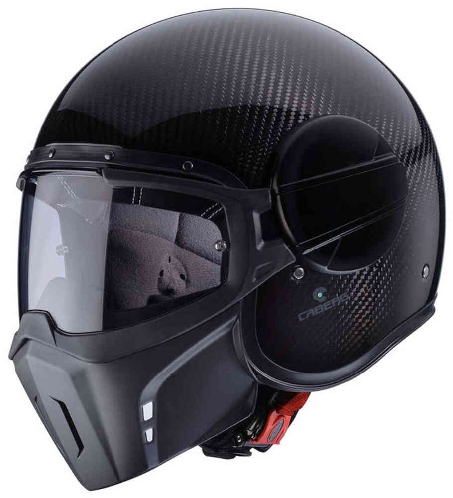 ＼全品P5倍★11/18(火)限定／【カーボン】Caberg カバーグ Ghost X Carbon Jet Helmet ジェットヘルメット フルフェイスヘルメット マスク サンバイザー ライダー バイク オートバイ ツーリングにも かっこいい おすすめ (AMACLUB)