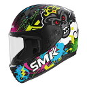 \全品2500円クーホン゜★20時〜5/23限定/SMK Bionic Chimpz full face helmet フルフェイスヘルメット オンロード バイク オートバイ レーシング ツーリング かっこいい おすすめ (AMACLUB)(2)