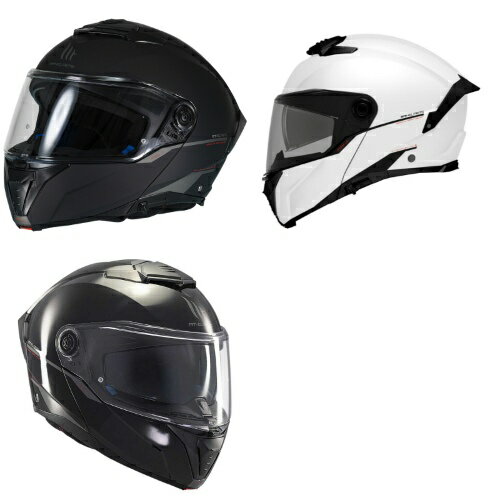 MT Helmets Atom 2 SV Solid modular helmet フルフェイスヘルメット モジュラー オンロード バイク オ..