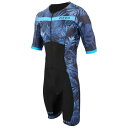 \全品P5倍★5/5(祝)限定/Zone3 Activate+ Tropical Palm Short Sleeve Trisuit トライアスロンスーツ 自転...