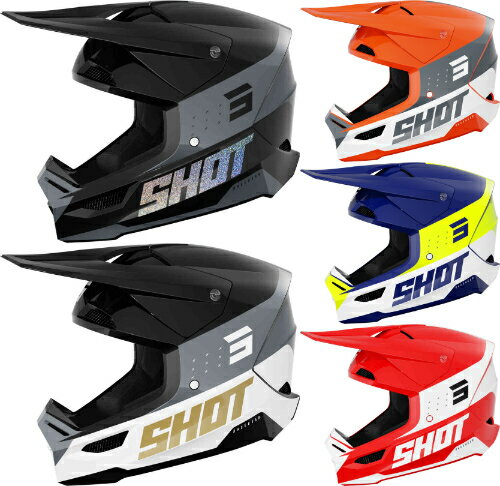 ＼全品P5倍★11/18(火)限定／Shot Race Gear ショット レース ギア Furious League Motocross Helmet ヘルメット オフロード モトクロスヘルメット ライダー かっこいい おすすめ (AMACLUB)