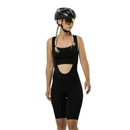 \全品1500円OFF★11/26(水)限定Bフライデー /Jack Wolfskin Morobbia bib shorts 女性用 ビブショーツ 自転車パン...