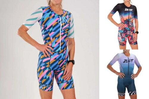 \全品1500円OFF★11/26(水)限定Bフライデー /【女性用】Zoot ズート Ltd Tri Aero Fz Short Sleeve Trisuit...